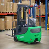 EKKO 3 Wheel Electric Forklift, 3300 lbs Cap., 189'' Lift Ht. - EK15A-189LI Questions & Answers